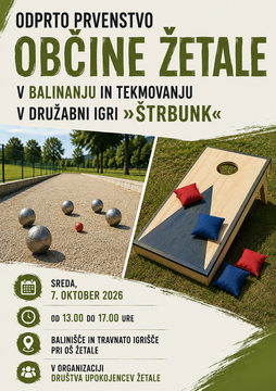 Odprto prvenstvo v balinanju in tekmovanje v družabni igri Štrbunk